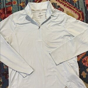 ADIDAS Women's  Golf sweater Pullover Top. Size large SKY blue